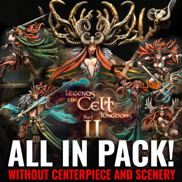 Legends of the Celts Kingdoms part II All in Pack (Without Scenery/Centerpiece) image