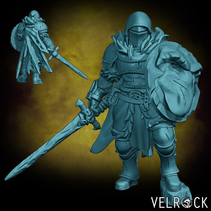 Fallen Knight, Armored (PRESUPPORTED)