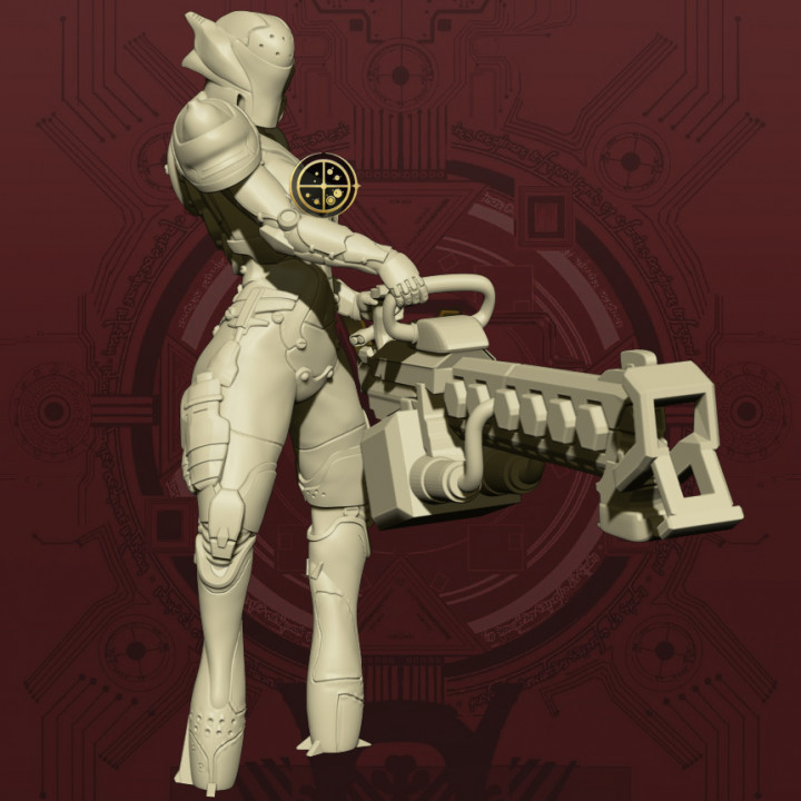 [Centauri] Cyberite Infantry - Flamethrower Firing Pose