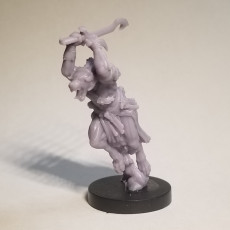 Picture of print of Hynmn08: Gnoll. Hyenaman Shapeshifter (Pre-Supported)