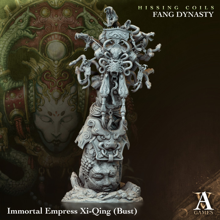 Immortal Empress Xi-Qing - Bust