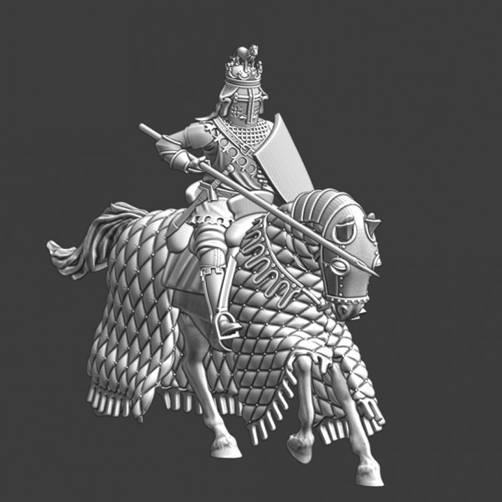 Mounted English knight image