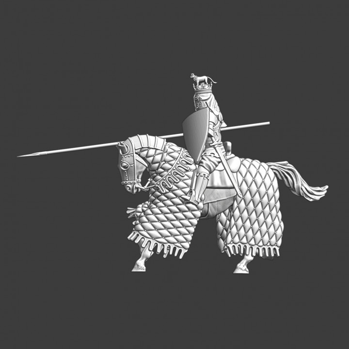 Mounted English knight image