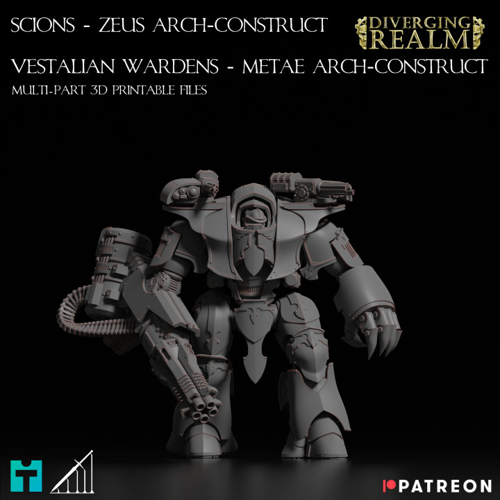 Scions and Vestalian Wardens - Zeus and Metae Arch-constructs image