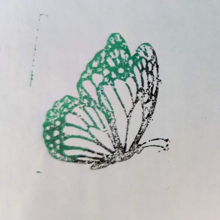 3D Printable Butterfly stamps by Maya 3D Printable Butterfly stamps by Maya