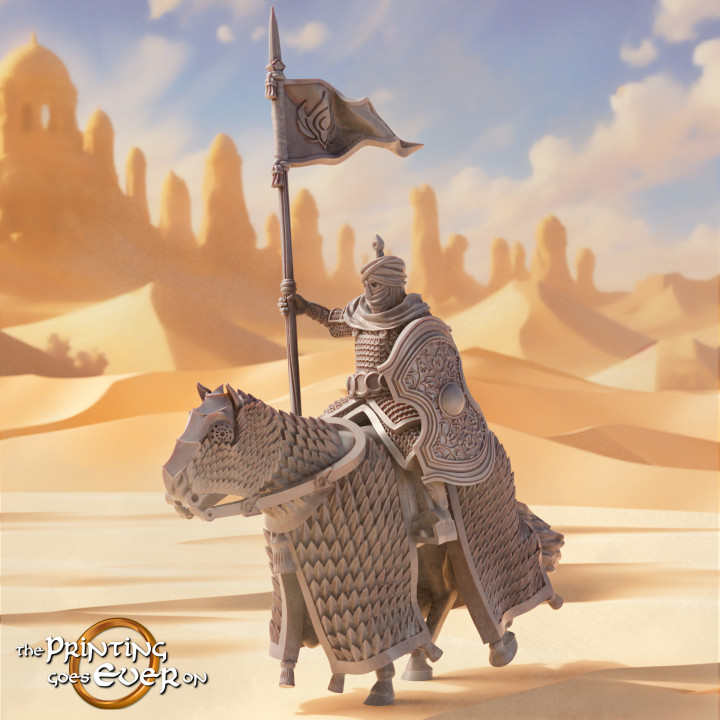 Cataphract Banner Bearer - Presupported image