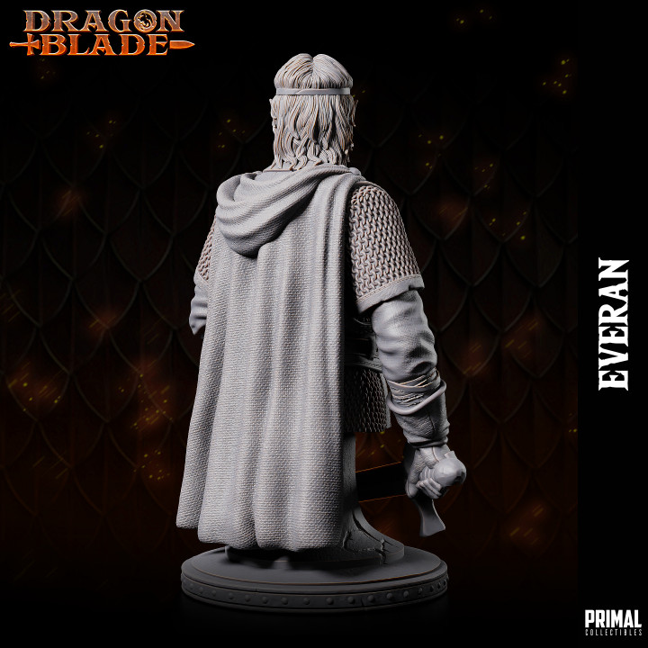 Elf Warrior/ Wizard - Everan - Bust - August 2023 - DRAGONBLADE-  MASTERS OF DUNGEONS QUEST image