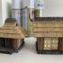 Japanese Farmer Village House #1 (assembly guide included) print image