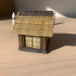 Japanese Farmer Village House #3 (assembly guide included) print image