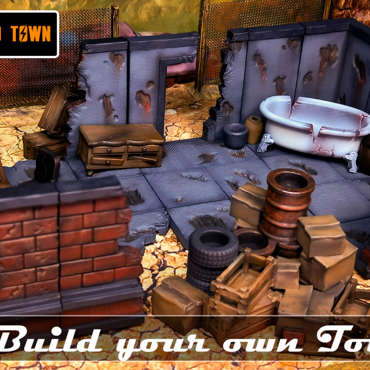 WASTELAND TOWN (Nuclear Shelter Builder v.2) image