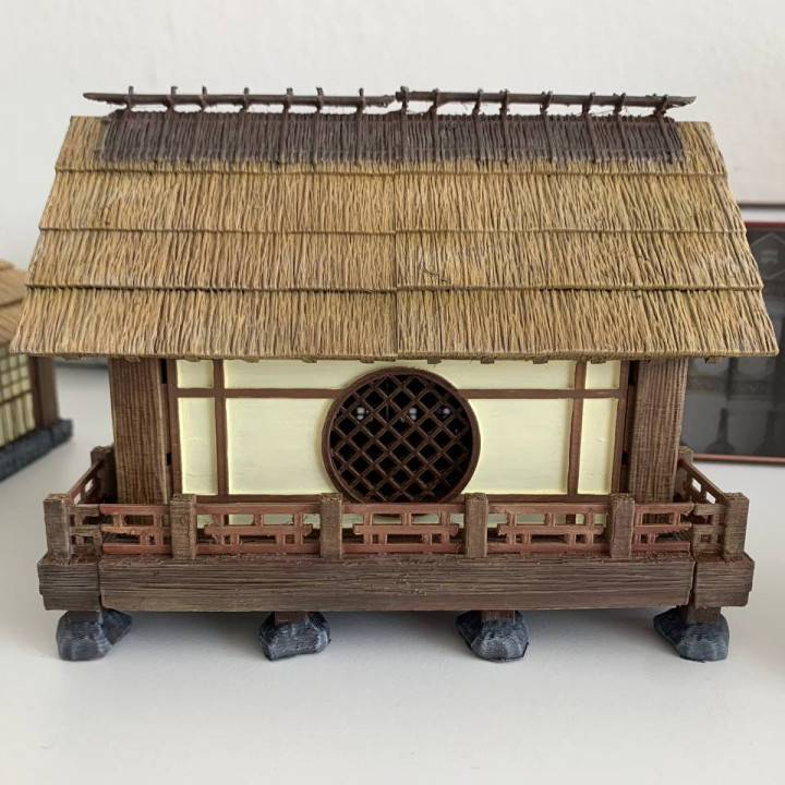 Japanese Farmer Village House #4 (assembly guide included) image