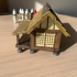 Japanese Farmer Village House #5 (assembly guide included) print image