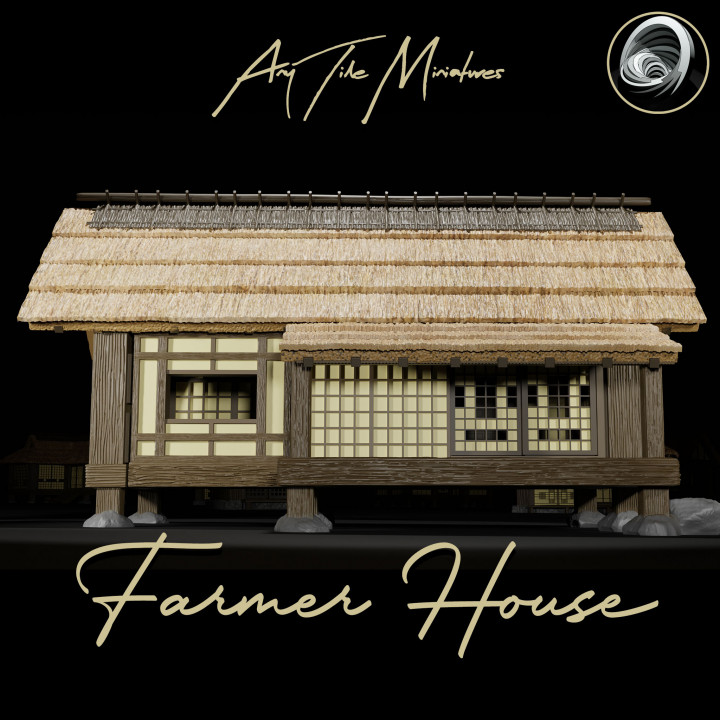 Japanese Farmer Village House #5 (assembly guide included)'s Cover