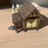 Japanese Farmer Village House #6 (assembly guide included) print image