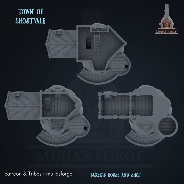 Town of Ghostvale - baker's house and shop