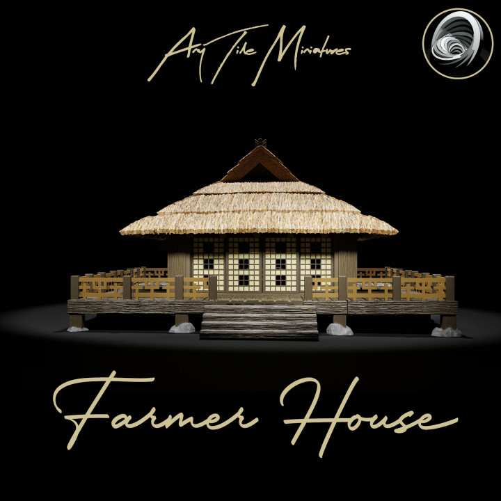 Japanese Farmer Village House #8 (assembly guide included)'s Cover