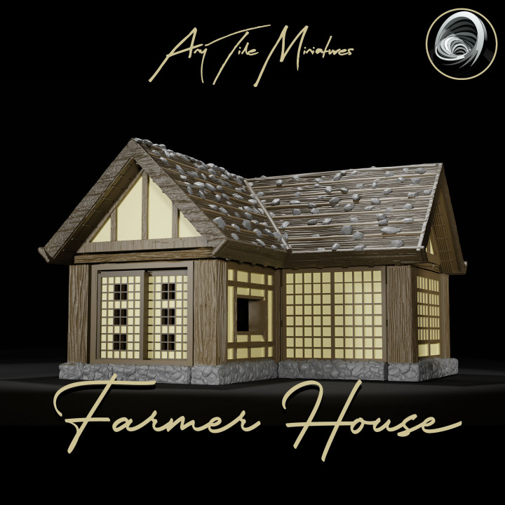 Japanese Farmer Village House #11 (assembly guide included)'s Cover