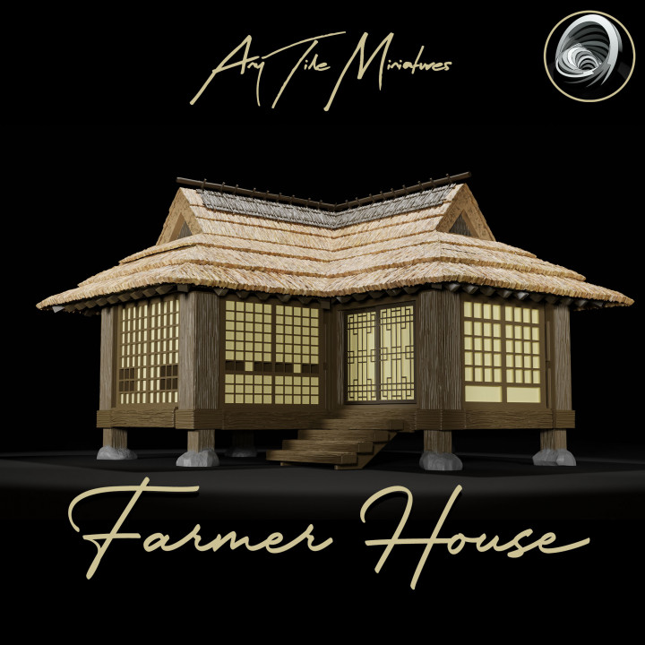 Japanese Farmer Village House #12 (assembly guide included)'s Cover