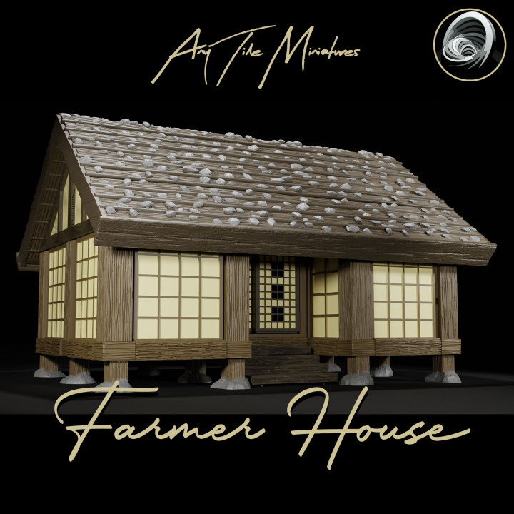 Japanese Farmer Village House #13 (assembly guide included)'s Cover