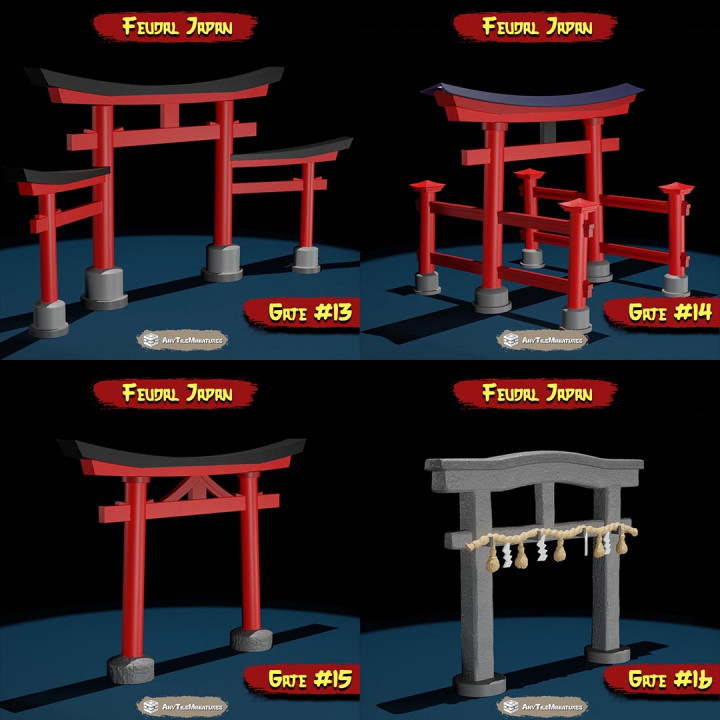 Feudal Japan Torii Gateways Pack #4's Cover
