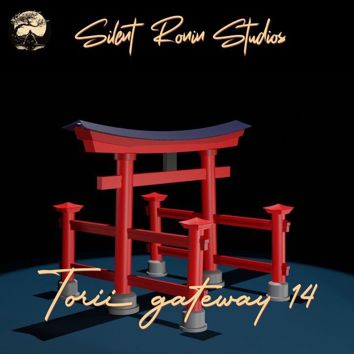 3D Printable Feudal Japan Torii Gateways Pack #4 by Silent Ronin Studios