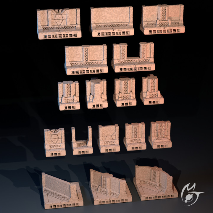 Dwarven Throne Room Bundle - modular OpenLOCK Terrain