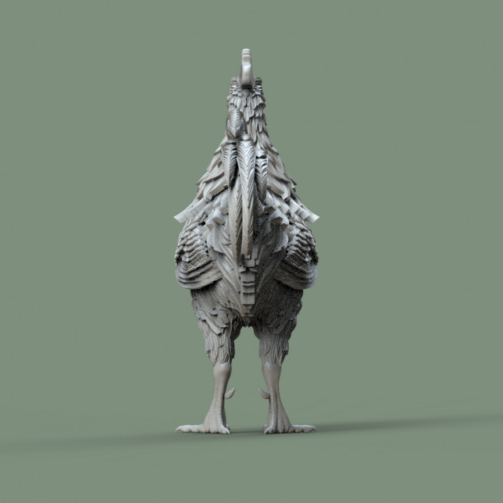 rooster statue