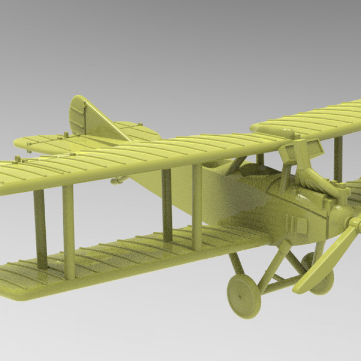 STL PACK - 15 Two-seater Planes of WW1 (Vol.1, scale 1:144) - PERSONAL USE image