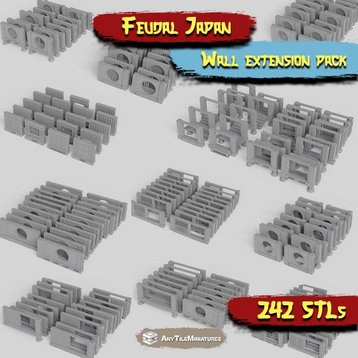 Feudal Japan Farmers Village Walls extension pack's Cover