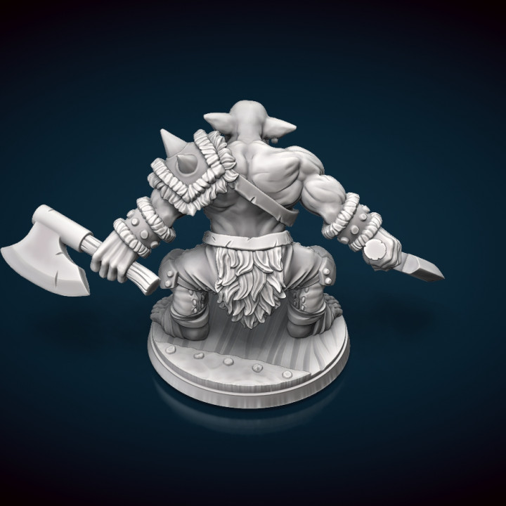 Orc Barbarian Miniature image