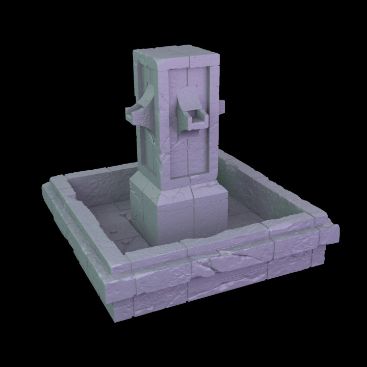 Town fountain