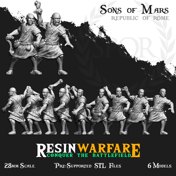 Accensi Slingers - Sons of Mars, Republic of Rome