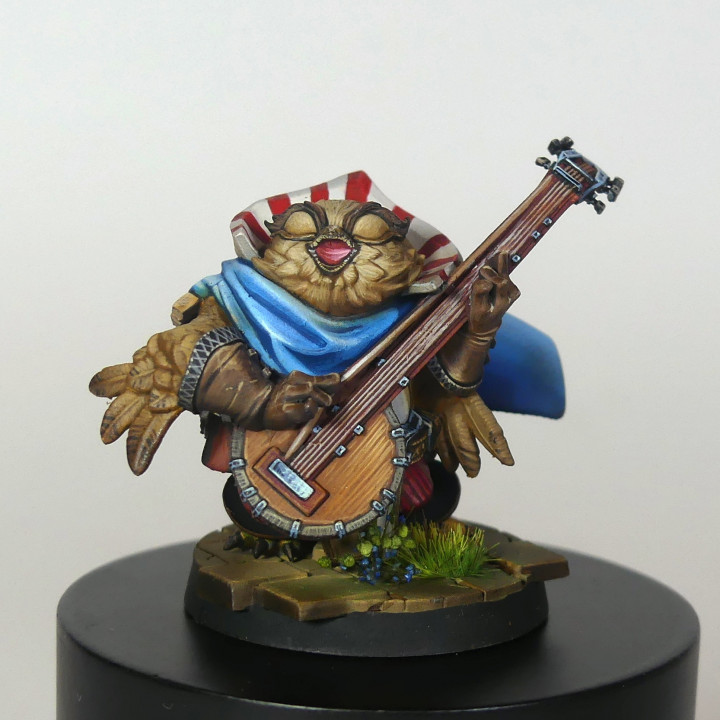 [PDF Only] (Painting Guide) Owlfolk Bard image