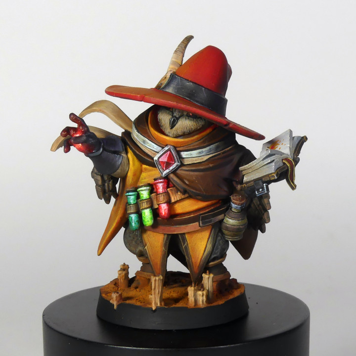 [PDF Only] (Painting Guide) Owlfolk Wizard image