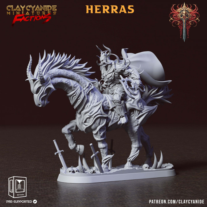 3D Printable Herras by Clay Cyanide Miniatures