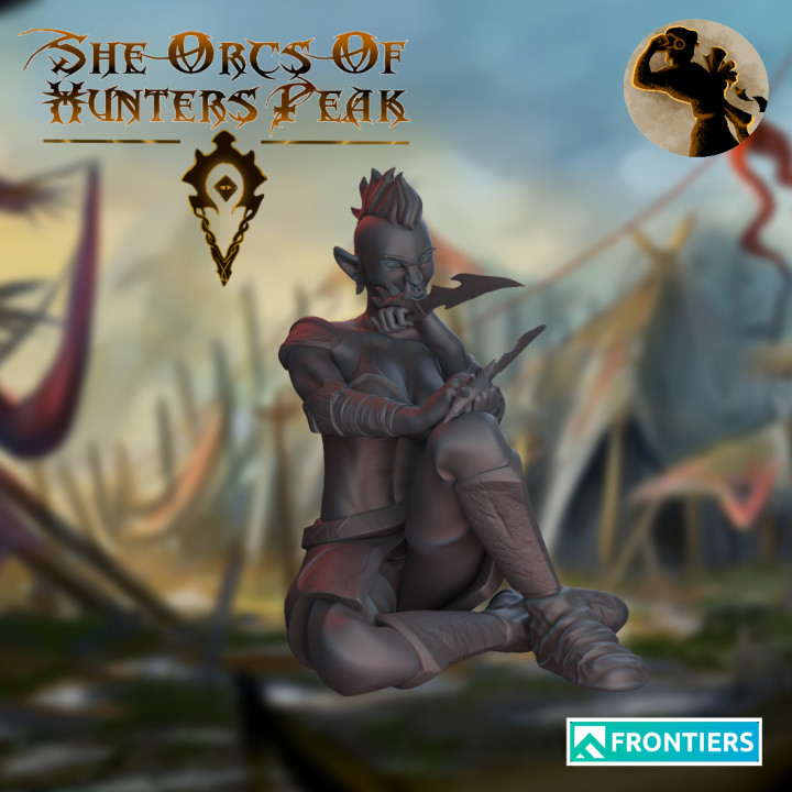 Shrigu Bladedancer | Get 20+ Orcs and 10+ items on our "She-orcs of Hunters Peak" Frontier LIVE NOW! image