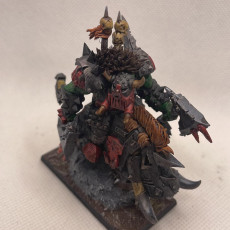 Picture of print of Iron Orc Warlord on warboar