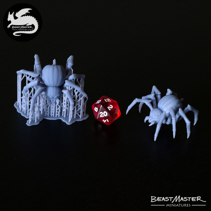 Pumpkin Spider - Pre-Supported image
