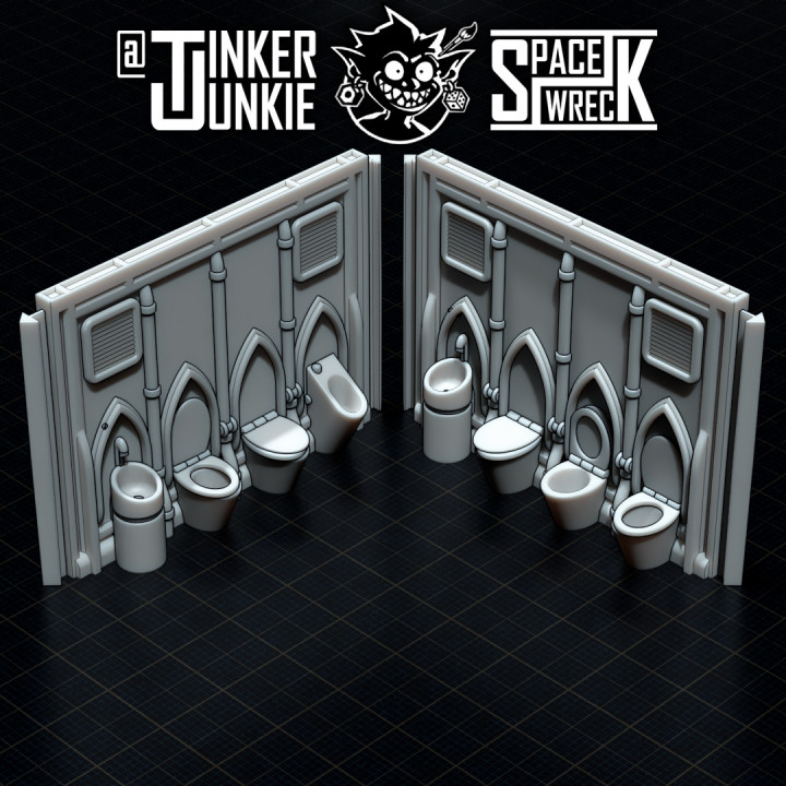 SPACE WRECK: GOTHIC BOARDING ACTIONS TERRAIN SET EXPANSION SET image