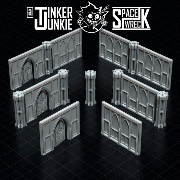 SPACE WRECK: GOTHIC BOARDING ACTIONS TERRAIN SET BUNDLE SUPER FILE image