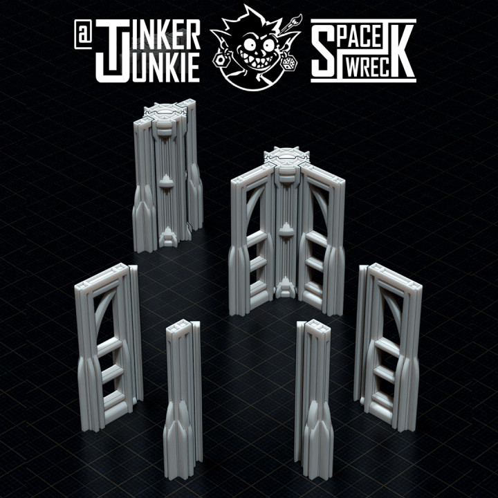 SPACE WRECK: GOTHIC BOARDING ACTIONS TERRAIN SET BUNDLE SUPER FILE image