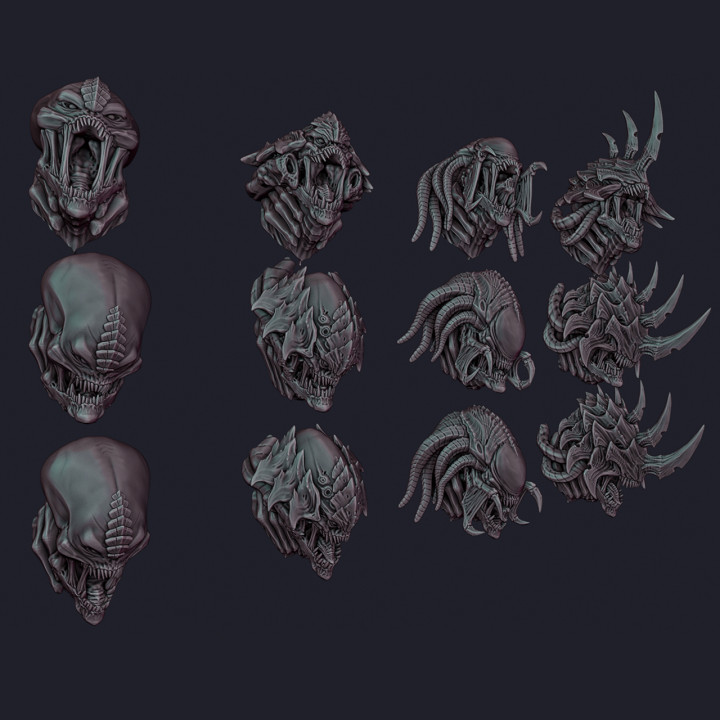 Space Bugs of Death Singing Slayer Heads image