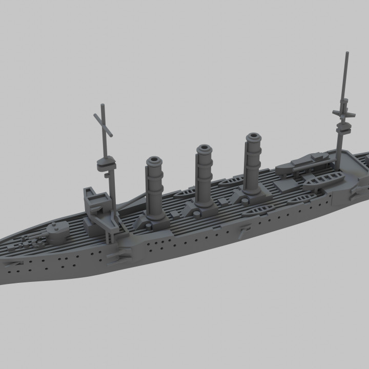 WW1 Royal Navy Monmouth class armoured cruiser image