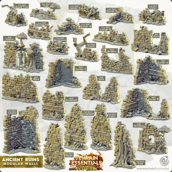 Ancient Ruins Set (Pre-Supported) image
