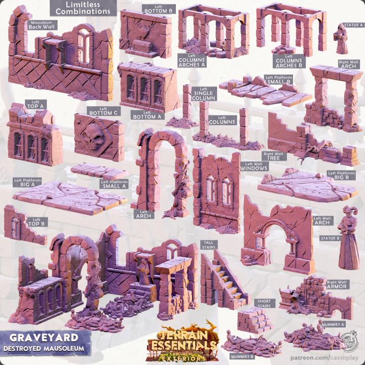 Graveyard Set (Pre-Supported) image