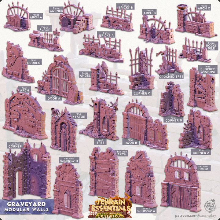 Graveyard Set (Pre-Supported) image