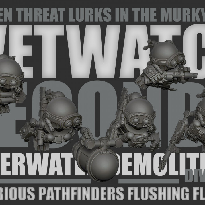 WARPOD Rigger 'Recondo' Raider Squad (Underwater)