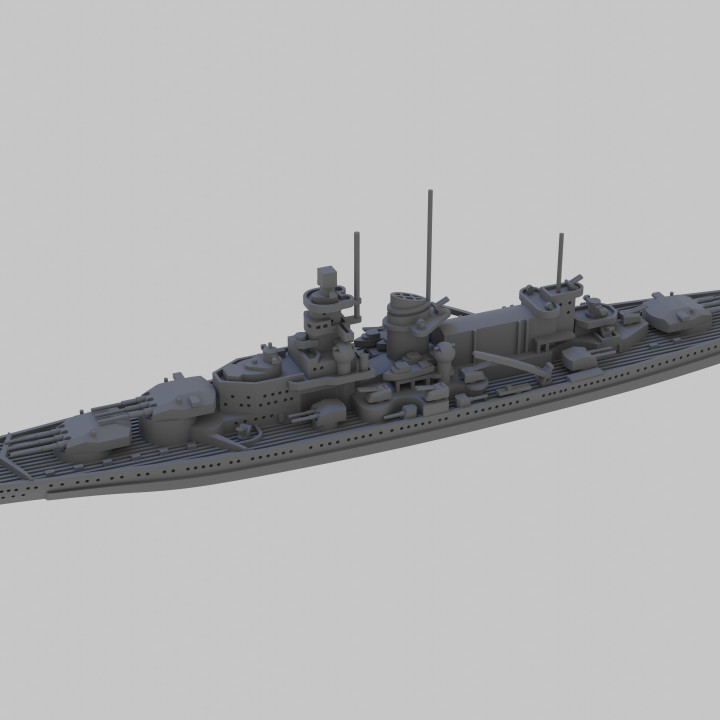 WW2 Kriegsmarine Gneisenau Battleship