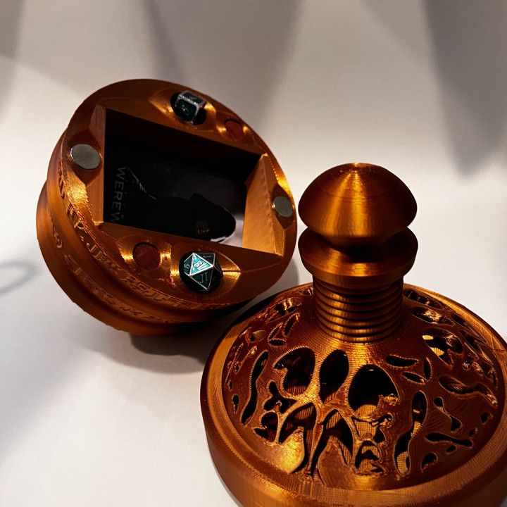 Spinning Top Deck Box and Dice Holder