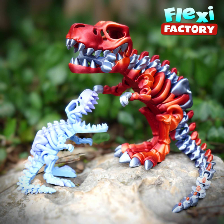 Public Release: Flexi Factory Skeleton T-Rex image